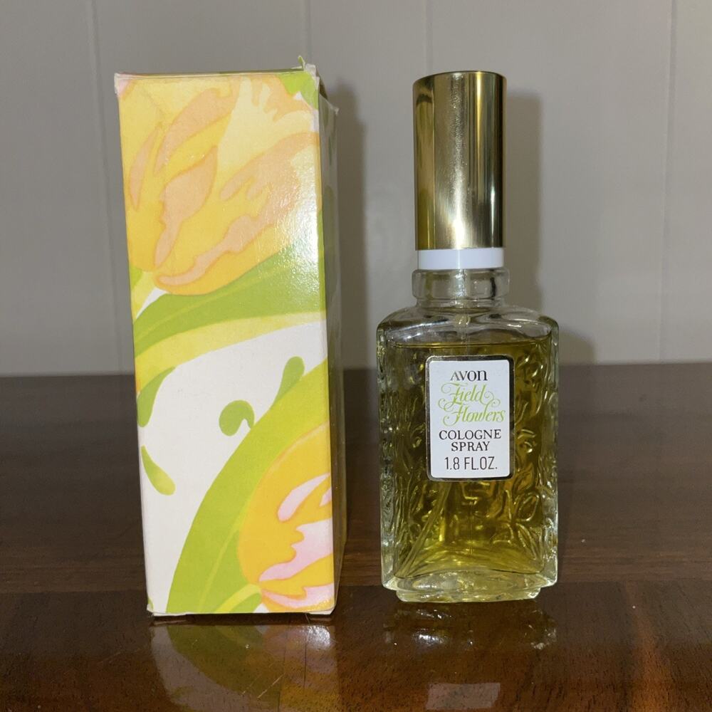 Avon Vintage Field Flowers Cologne Spray Perfume 1.8 oz New NOS